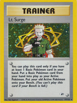 Lt. Surge (17/132) [Gym Heroes Unlimited]