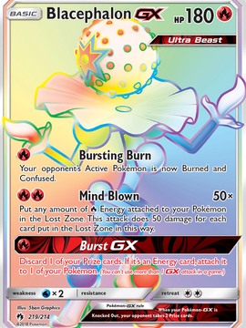 Blacephalon GX (219/214) [Sun & Moon: Lost Thunder]