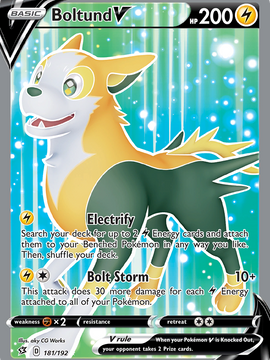 Boltund V (181/192) [Sword & Shield: Rebel Clash]