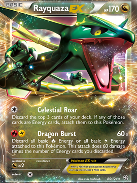 Rayquaza EX (85/124) [Black & White: Dragons Exalted]