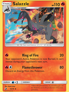 Salazzle (14/70) [Sun & Moon: Dragon Majesty]