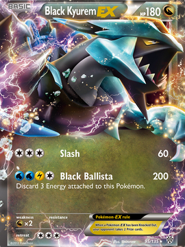 Black Kyurem EX (95/135) [Black & White: Plasma Storm]