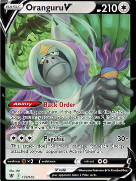 Oranguru V (133/189) [Sword & Shield: Astral Radiance]