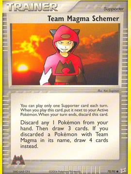 Team Magma Schemer (70/95) [EX: Team Magma vs Team Aqua]