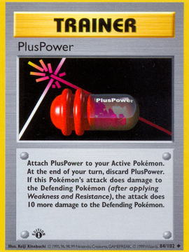 PlusPower (84/102) (Shadowless) [Base Set 1st Edition]
