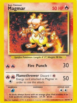 Magmar (36/102) [Base Set Unlimited]
