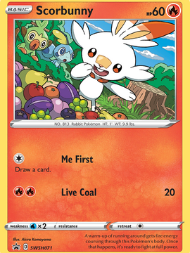 Scorbunny (SWSH071) [Sword & Shield: Black Star Promos]