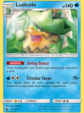 Ludicolo (38/168) [Sun & Moon: Celestial Storm]