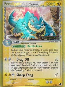 Feraligatr (2/101) (Delta Species) (Stamped) [EX: Dragon Frontiers]