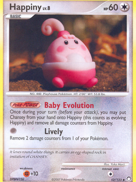 Happiny (52/123) [Diamond & Pearl: Mysterious Treasures]