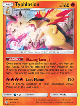 Typhlosion (42/214) [Sun & Moon: Lost Thunder]