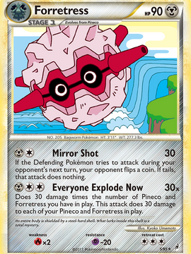 Forretress (5/95) [HeartGold & SoulSilver: Call of Legends]