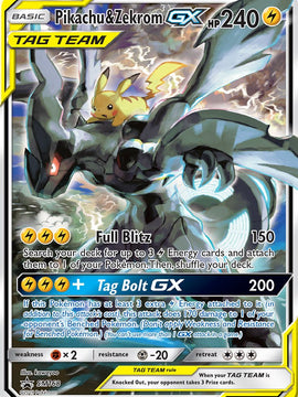 Pikachu & Zekrom GX (SM168) [Sun & Moon: Black Star Promos]