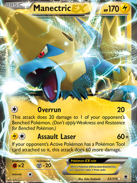 Manectric EX (23/119) [XY: Phantom Forces]