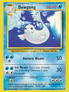 Dewgong (25/102) [Base Set Unlimited]