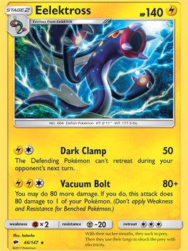 Eelektross (46/147) [Sun & Moon: Burning Shadows]