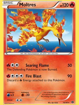 Moltres (14/99) [Black & White: Next Destinies]