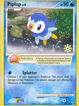 Piplup (72/100) [Countdown Calendar Promos]
