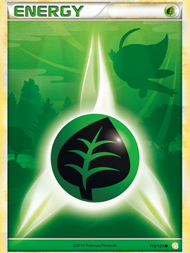 Grass Energy (115/123) [HeartGold & SoulSilver: Base Set]