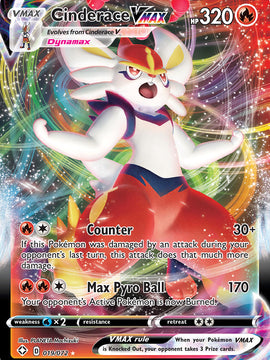 Cinderace VMAX (019/072) [Sword & Shield: Shining Fates]