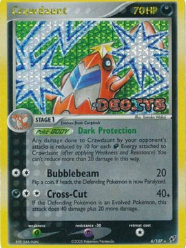 Crawdaunt (6/107) (Stamped) [EX: Deoxys]