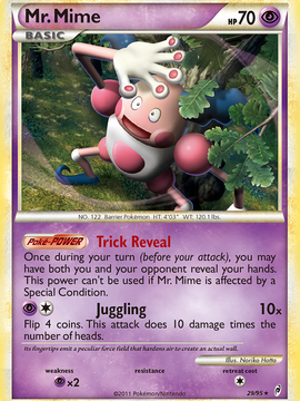 Mr. Mime (29/95) [HeartGold & SoulSilver: Call of Legends]