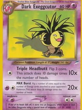 Dark Exeggutor (33/105) [Neo Destiny Unlimited]