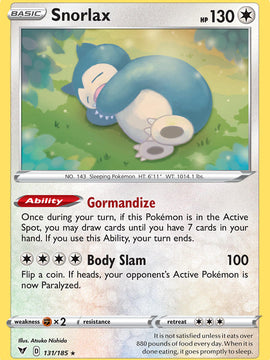 Snorlax (131/185) [Sword & Shield: Vivid Voltage]