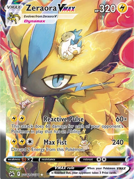 Zeraora VMAX (GG42/GG70) [Sword & Shield: Crown Zenith]
