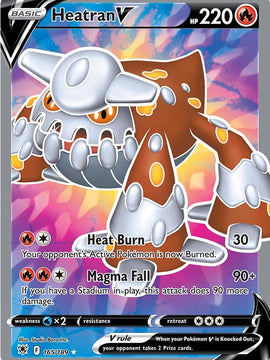 Heatran V (165/189) [Sword & Shield: Astral Radiance]