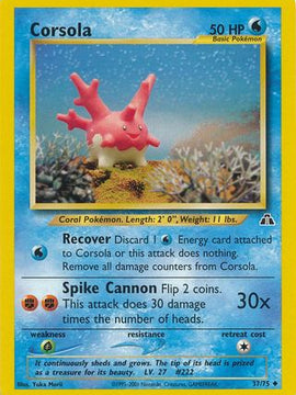 Corsola (37/75) [Neo Discovery Unlimited]