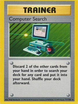 Computer Search (71/102) [Base Set Shadowless Unlimited]