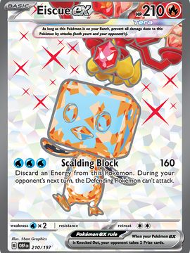 Eiscue ex (210/197) [Scarlet & Violet: Obsidian Flames]