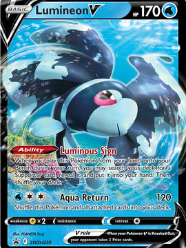 Lumineon V (SWSH250) [Sword & Shield: Black Star Promos]
