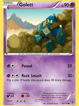 Golett (42/111) [XY: Furious Fists]