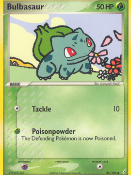 Bulbasaur (45/100) [EX: Crystal Guardians]