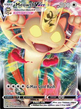 Meowth VMAX (SWSH005) [Sword & Shield: Black Star Promos]