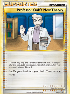 Professor Oak's New Theory (101/123) [HeartGold & SoulSilver: Base Set]