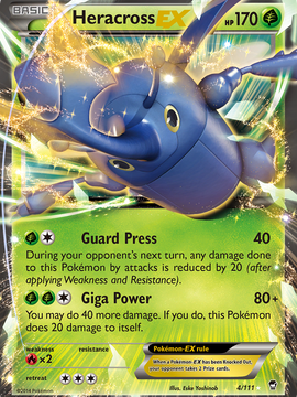 Heracross EX (4/111) [XY: Furious Fists]