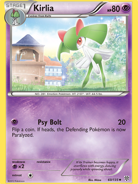 Kirlia (60/135) [Black & White: Plasma Storm]