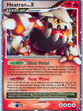 Heatran LV.X (DP31) [Diamond & Pearl: Black Star Promos]