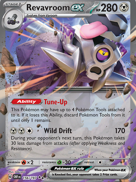 Revavroom ex (156/197) [Scarlet & Violet: Obsidian Flames]