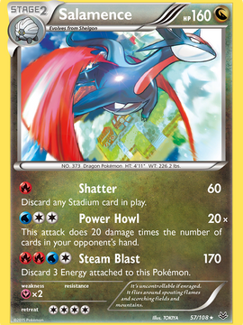 Salamence (57/108) [XY: Roaring Skies]