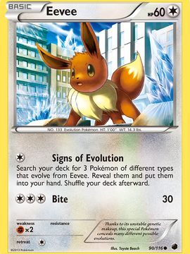 Eevee (90/116) [Black & White: Plasma Freeze]