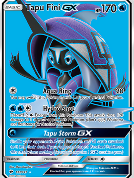 Tapu Fini GX (133/147) [Sun & Moon: Burning Shadows]