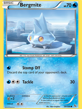 Bergmite (30/106) [XY: Flashfire]
