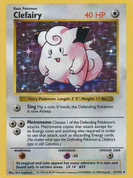 Clefairy (5/102) [Base Set Shadowless Unlimited]