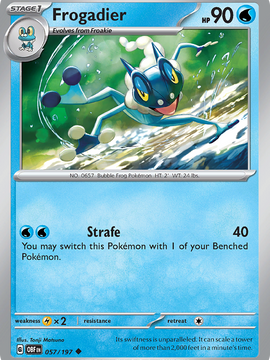 Frogadier (057/197) [Scarlet & Violet: Obsidian Flames]