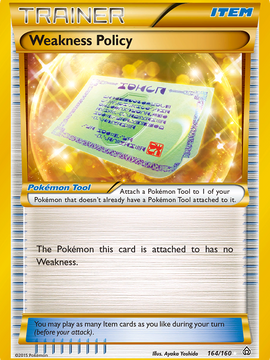 Weakness Policy (164/160) [XY: Primal Clash]