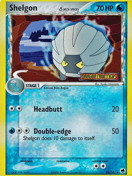 Shelgon (38/101) (Delta Species) (Stamped) [EX: Dragon Frontiers]